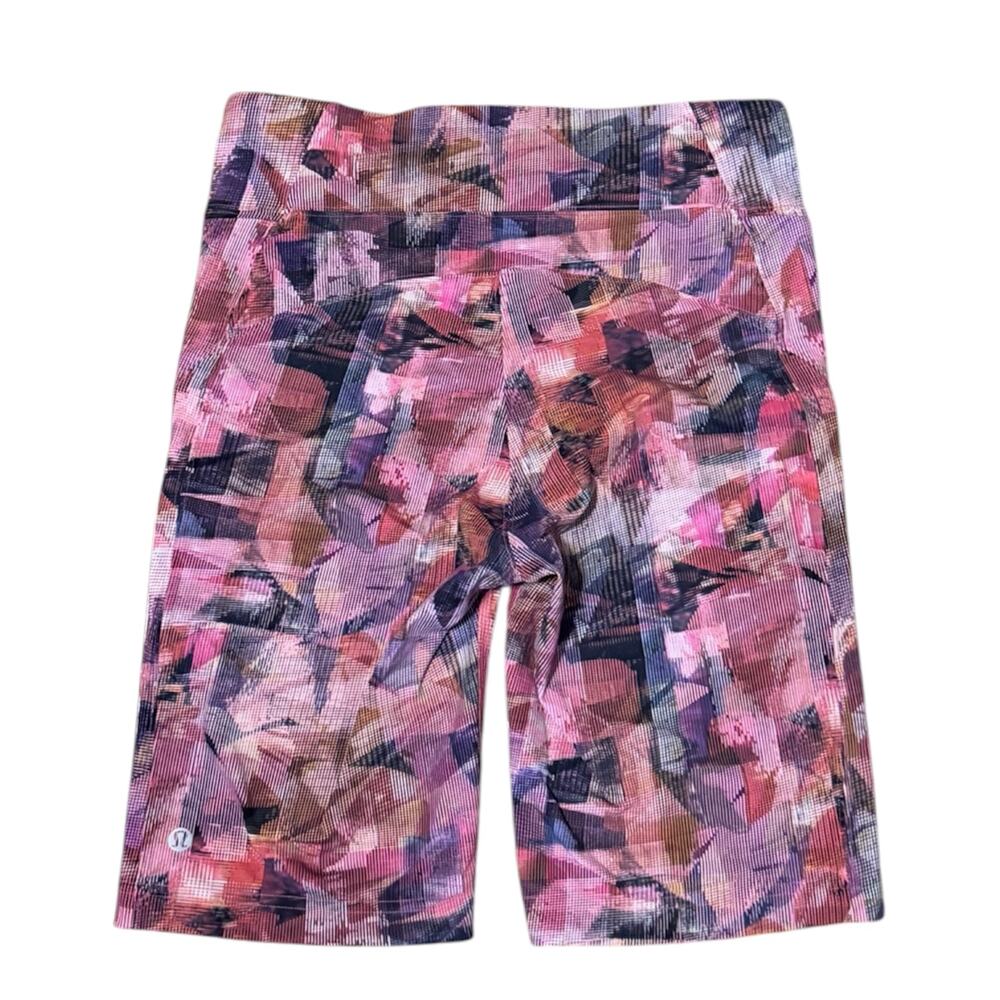 Lululemon On Pace Short Sun Dazed Multi Print Running Shorts - Picture 5 of 8